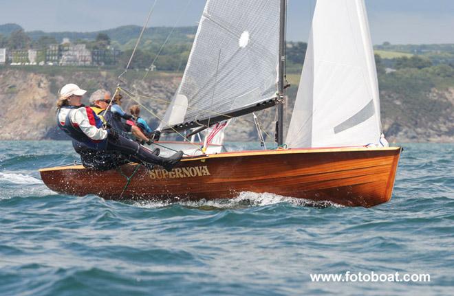 A lovely wooden Osprey; most Ospreys are now FRP models © Mike Rice http://www.fotoboat.com/